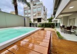 Lindo Apto Garden com Jacuzzi na Praia de Mariscal
