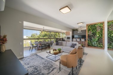 Apartamento mobiliado e decorado no Puntablu Resid